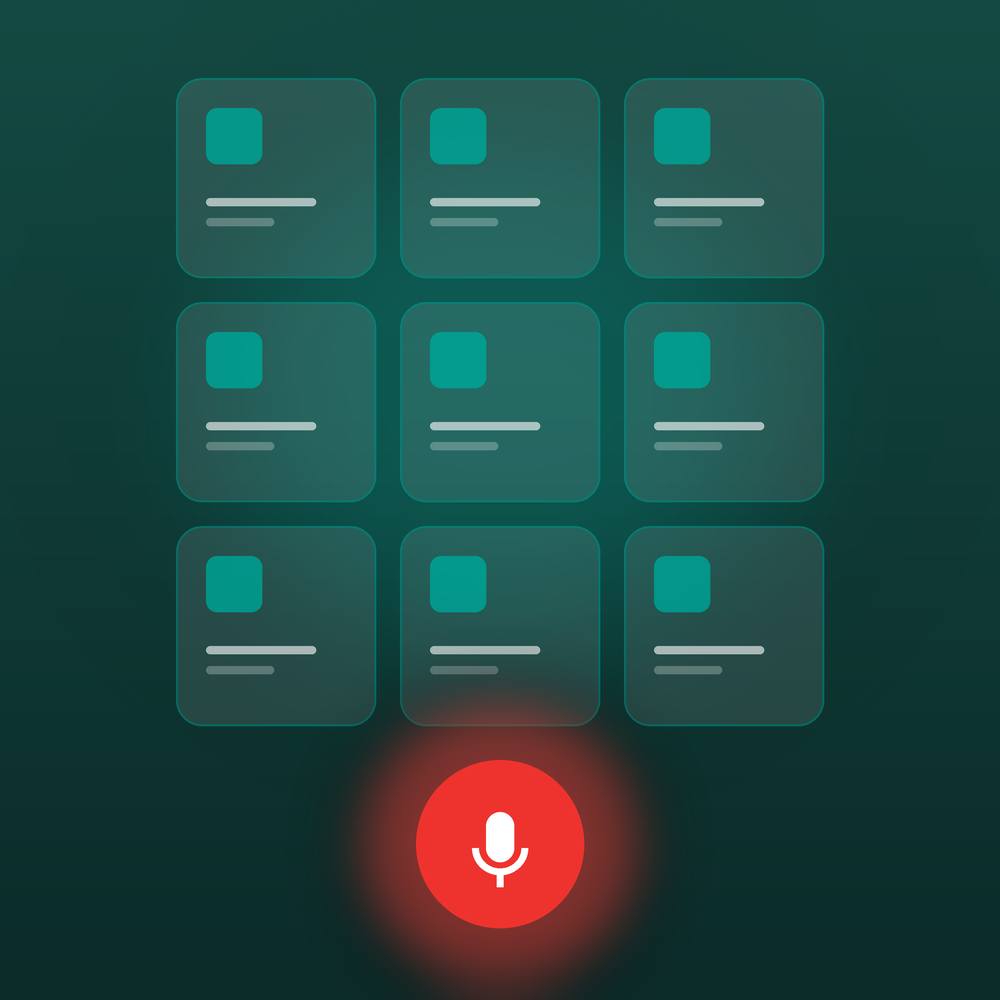Toutes les tuiles de l'application ouvertes